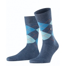 Burlington Daily Sock Edinburgh SO dark blue/blue Men - 1 Pair